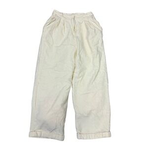 Vintage Norton McNaughton Women's Cream Pure Wool Pleated Pants Size 10 - BH